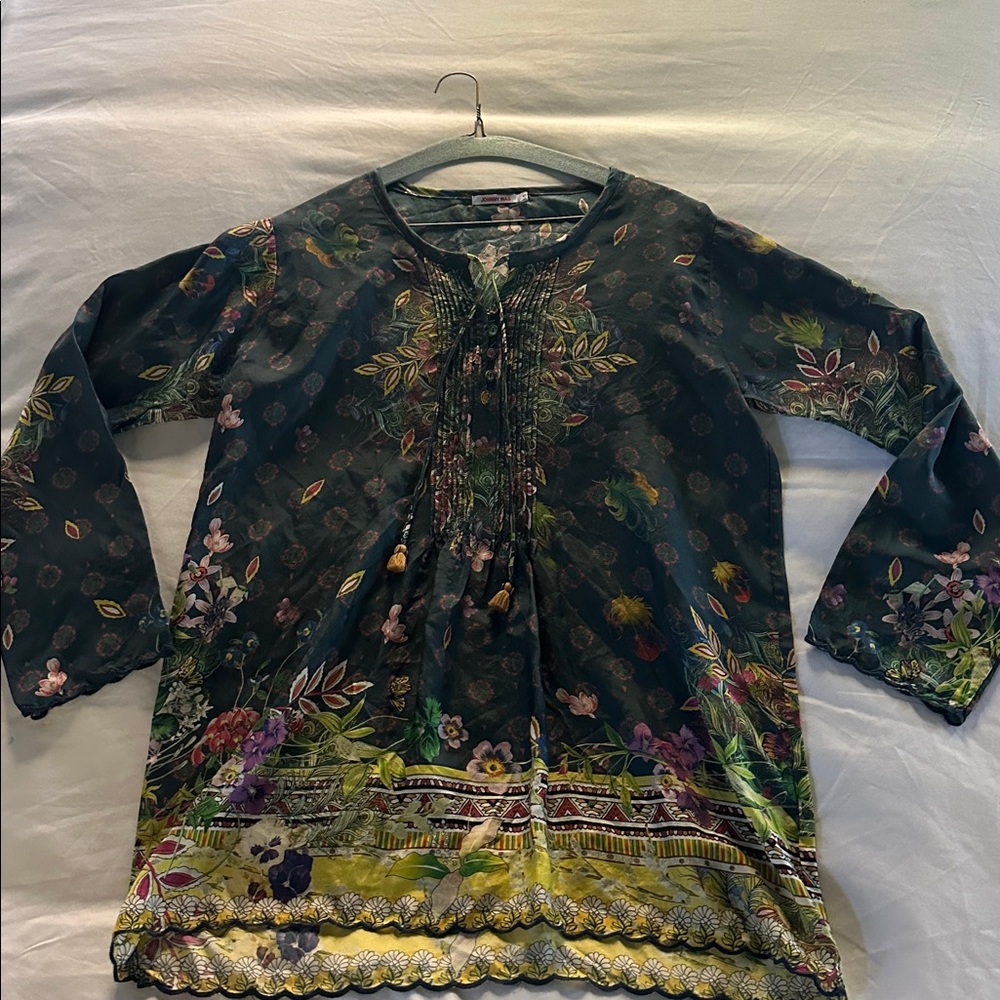 Johnny Was Silk Sami Top Style C17119-0